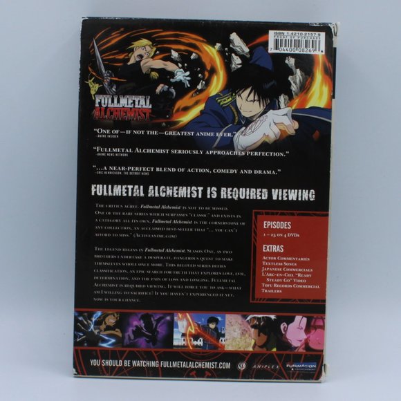 Fullmetal Alchemist Season 1 DVD Box Set - Picture 4 of 6